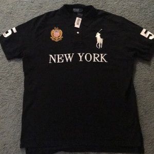NWT Polo by Ralph Lauren black polo shirt